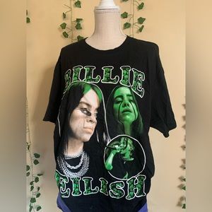 Custom Billie Elish graphic tee